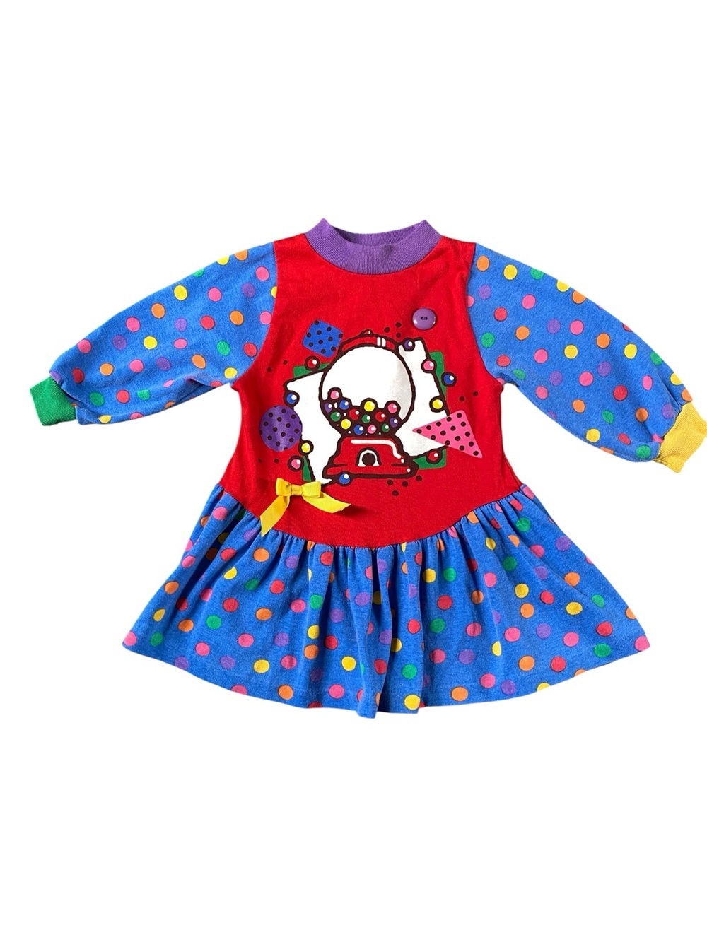 Vintage Gumball Girls Dress 80s 90s